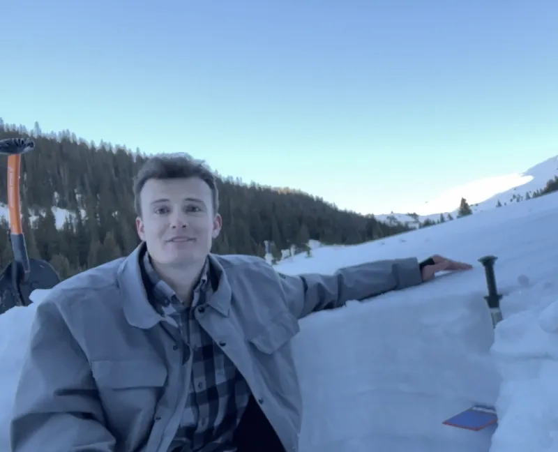 Snowpack sampling with avalanche gear